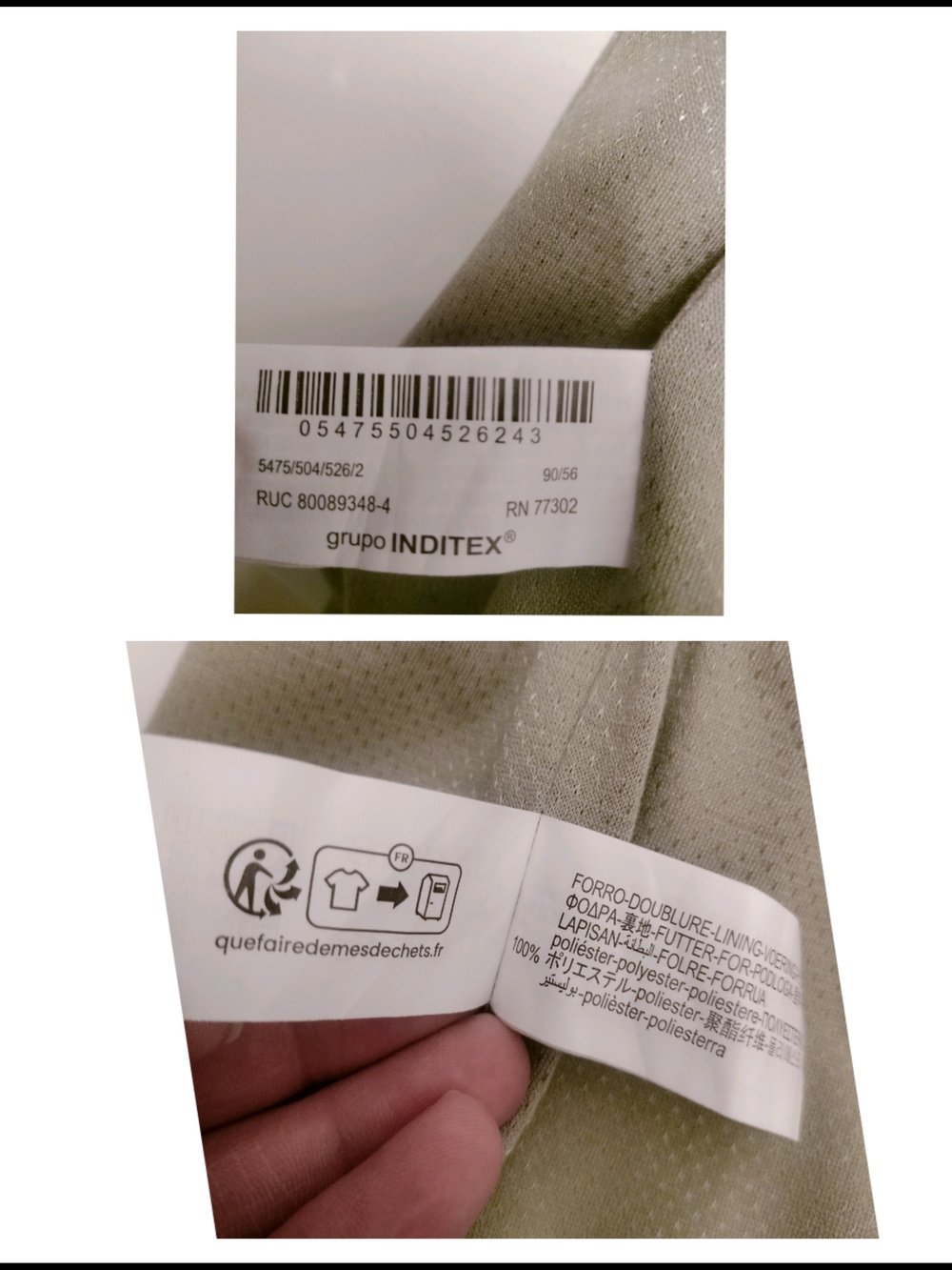 Zara Sage Green Waterproof Overalls - Picture 5 of 15